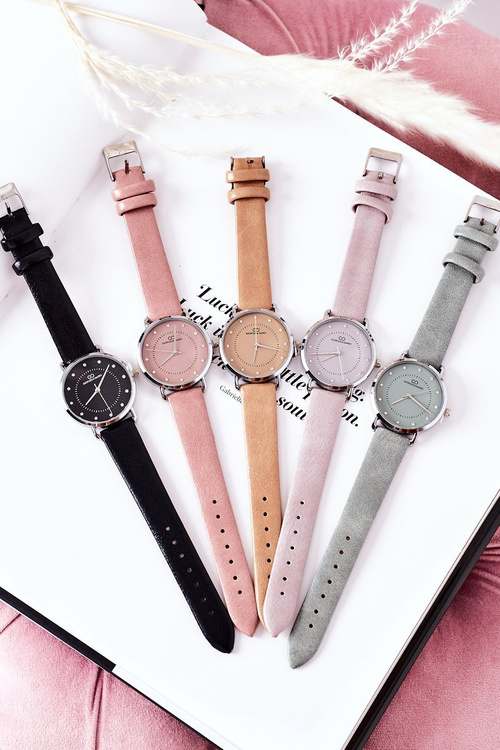 Годинник на шкіряному ремінці Giorgio&Dario Mint