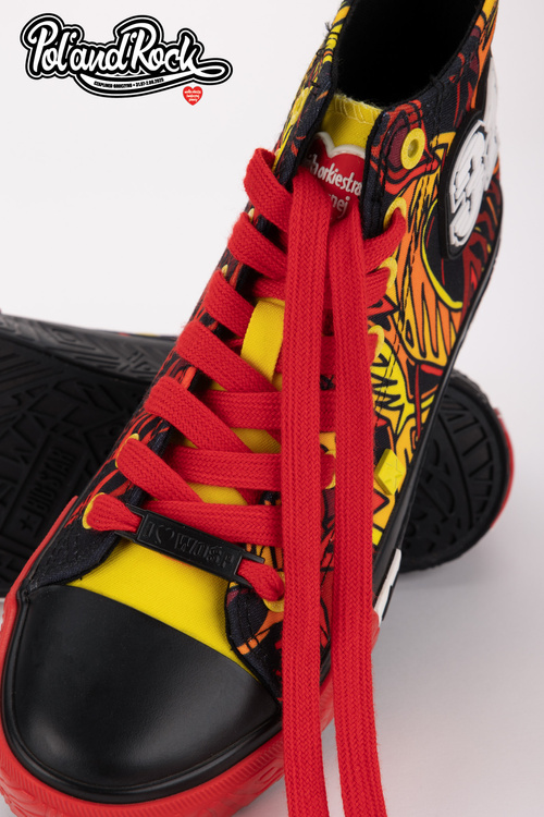 Кросівки Pol'and'Rock Festival X Big Star SS174501 Чорно-Червоні