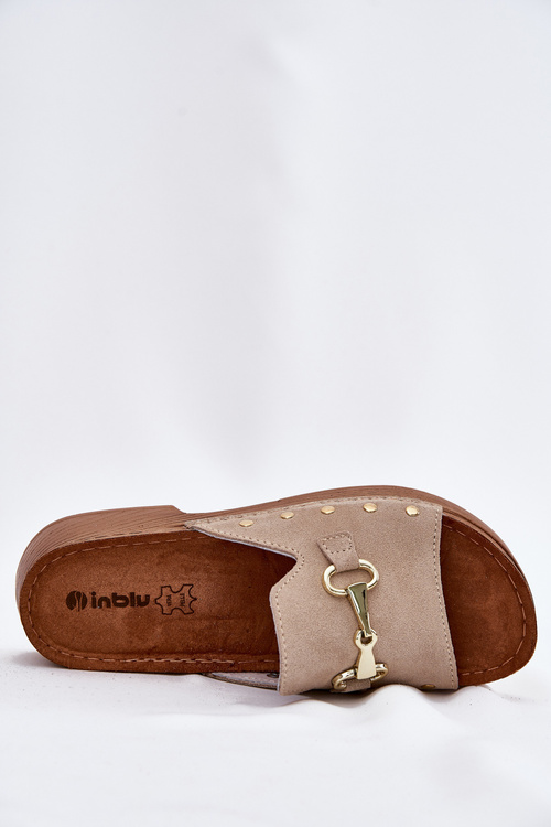 Замшеві Сандалі Для Жінок Бежеві Inblu TF0002KU