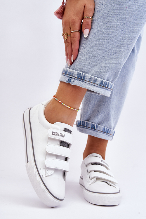 Класичні кросівки на липучці Big Star LL274A205 Білі