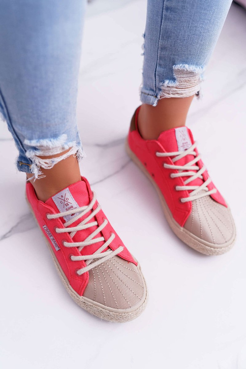 Кросівки жіночі Cross Jeans рожеві DD2R4096