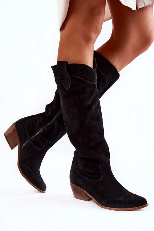 Жіночі черевики на підборах Lewski Shoes 3235 Чорні