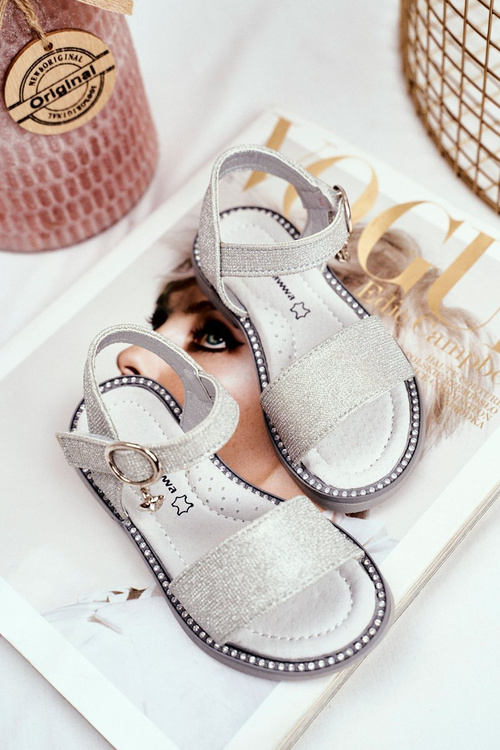 Дитячі босоніжки Silver Verden