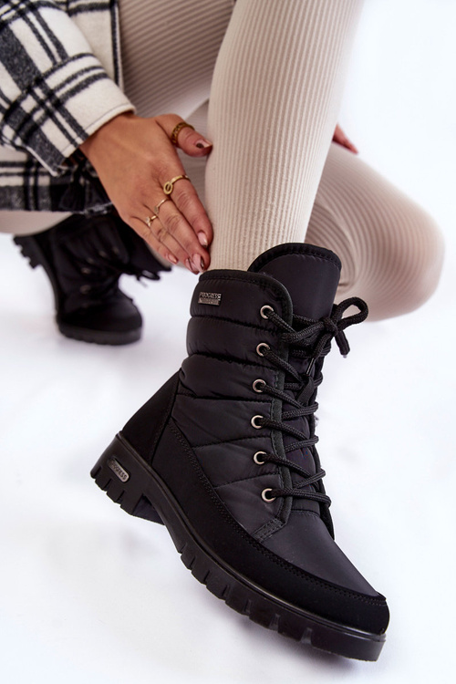 Чоботи жіночі утеплені Progress PROGJ-21-14 Black