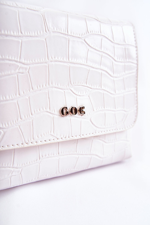 Маленька шкіряна сумка GOE ZNJ035 біла