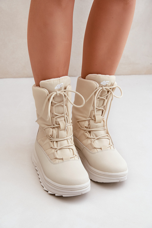 Жіночі Снігоступи INUA З Утеплювачем Primaloft 4F Бежеві 4FRAW24FSBSF012