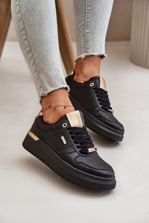 Жіночі кросівки на платформі Big Star OO274758 HI-POLY SYSTEM Чорні