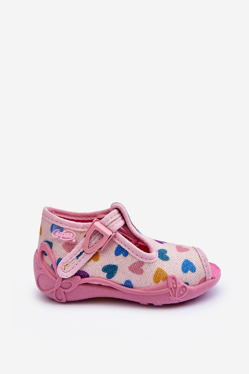 Тапочки в формі серця Papcie Befado 213P140 Рожевий