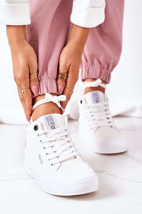 Жіноче утеплене спортивне взуття Big Star EE274352 біле