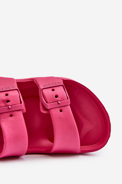 Легкі дитячі босоніжки з пряжками BIG STAR NN374545 Фуксія