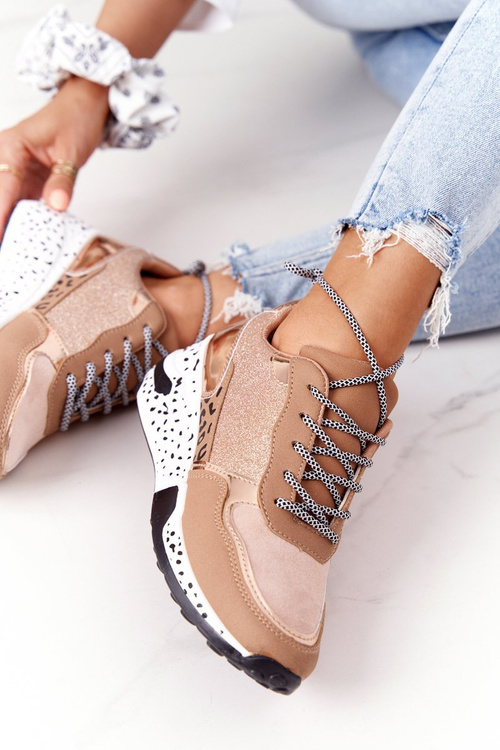 Жіночі кросівки на танкетці Champagne Avery