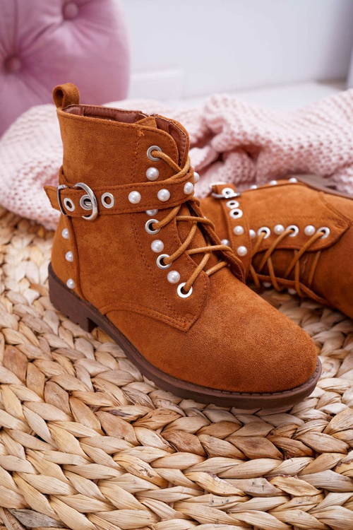 Молодіжні черевики Pearls Camel Nargos