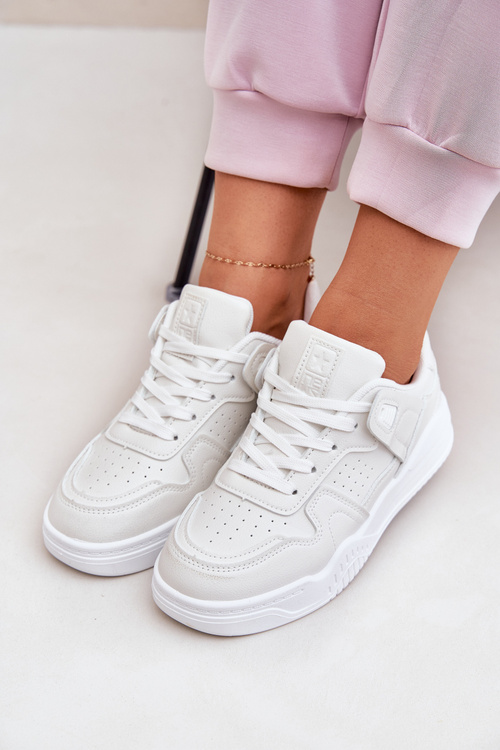 Спортивне Взуття Для Жінок З Еко Шкіри Білі Telisiria