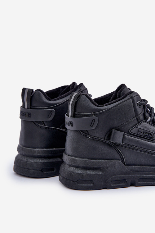 Чоловічі кросівки з еко шкіри Big Star OO174004 Чорні