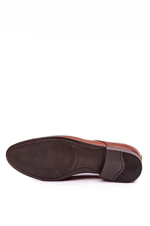 Класичні напівчеревики шкіряні Bednarek 802 Коричневий