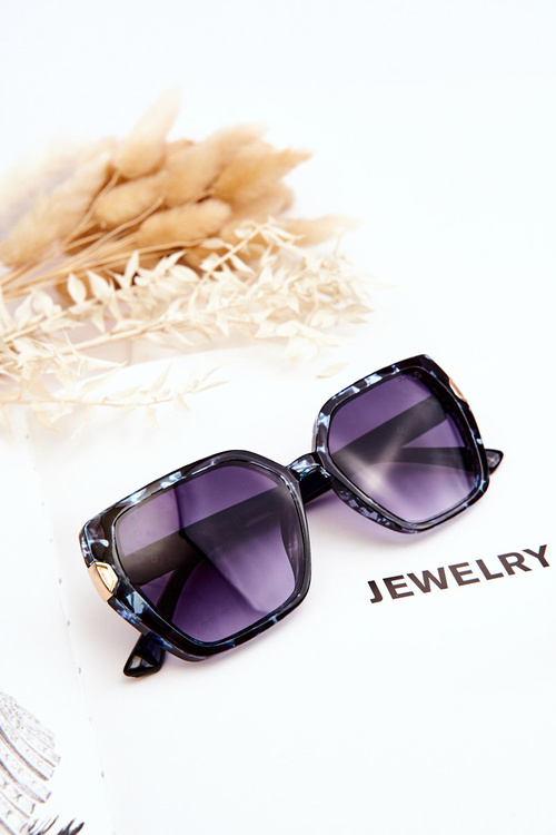 Жіночі сонцезахисні окуляри Prius V213 чорно-сині