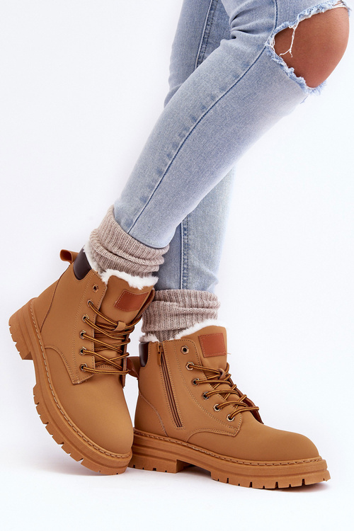 Жіночі черевики Trapper на флісовій підкладці Camel Fenan