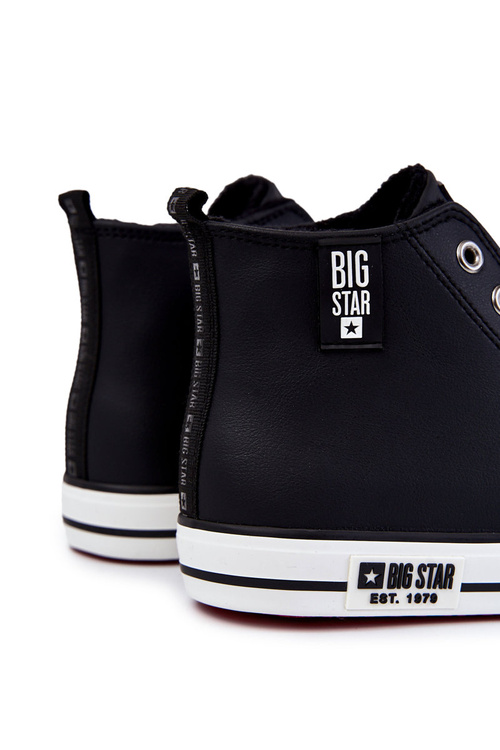 Чоловічі високі утеплені кросівки Big Star KK174346 Чорні