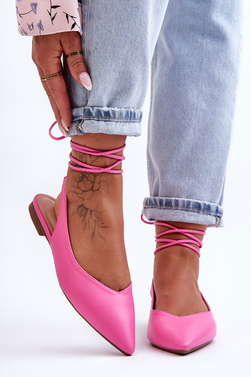 Жіночі мереживні балетки Pink Lilly Ann