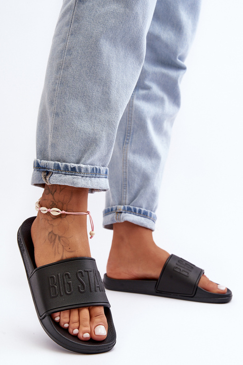 Жіночі поролонові тапочки Big Star MM274715 Чорні