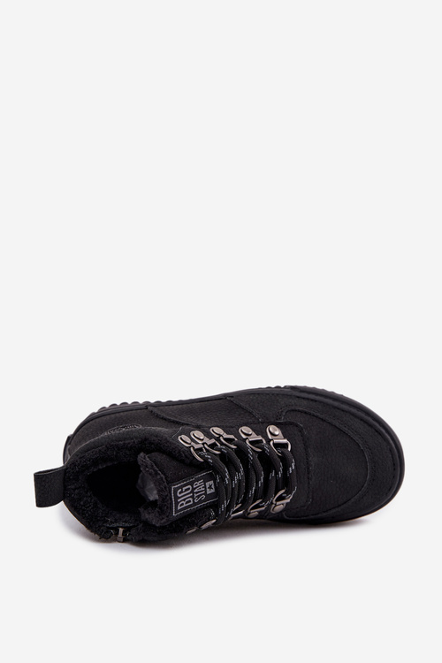 Трекінгові Черевики Дитячі Утеплені Big Star SS374075 Чорні
