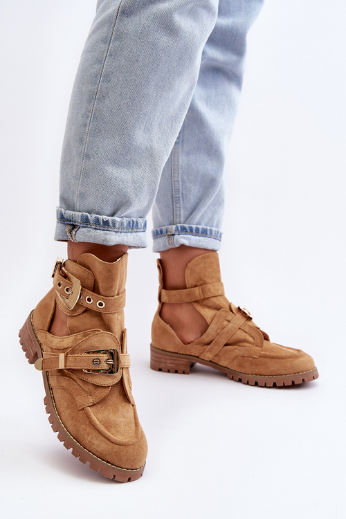 Lu Boo Замшеві черевики Camel Rock Girl