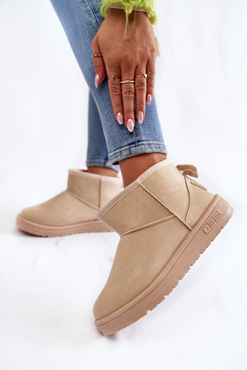 Жіночі теплі зимові черевики Big Star KK274290 Бежеві