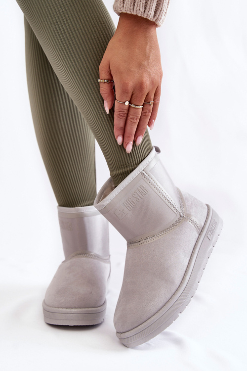 Жіночі зимові черевики Big Star KK274613 сірі