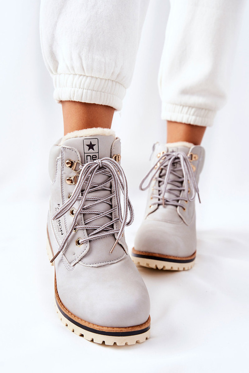 Жіночі лісоловці з утеплювачем світло-сірі Tiempo