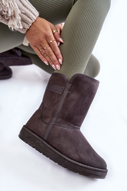 Жіночі високі зимові черевики Big Star KK274619 сірі