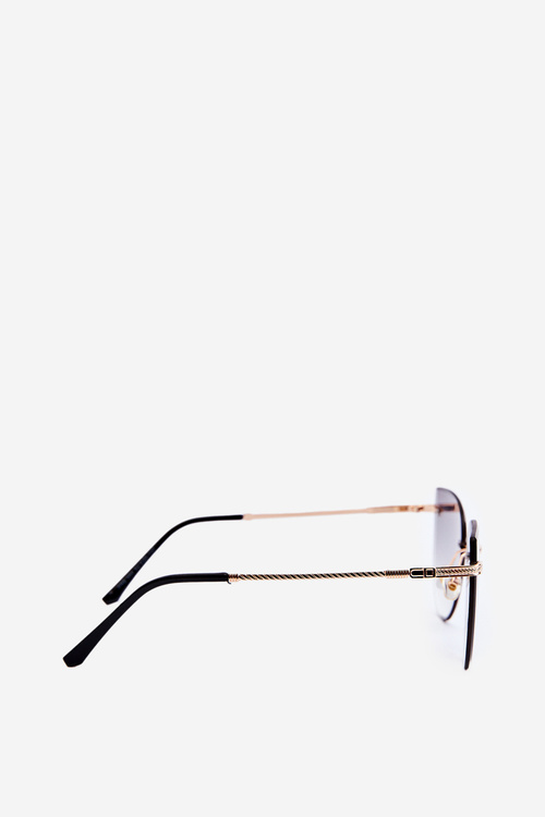 Жіночі сонцезахисні окуляри UV400 золото-чорні