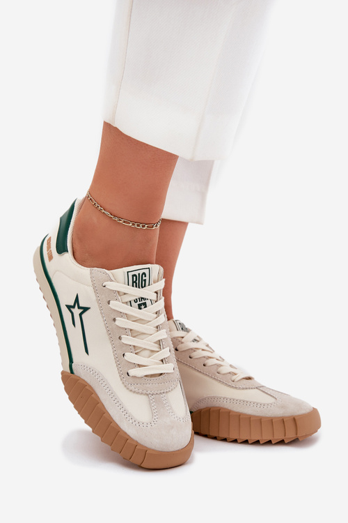 Низькі Жіночі Кросівки Big Star NN274867 Бежеві