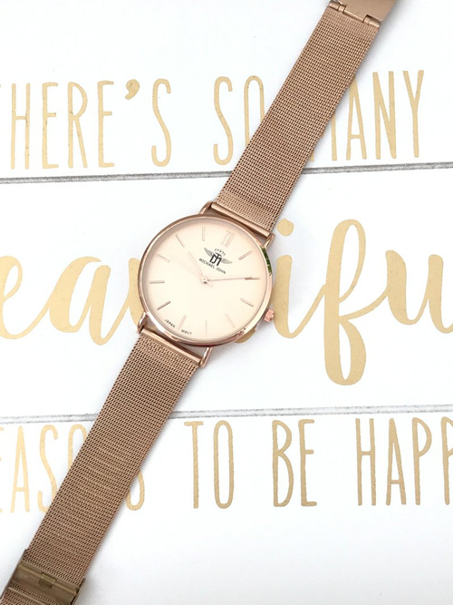 Жіночий годинник Michael John Florence Beige Dial 40 мм