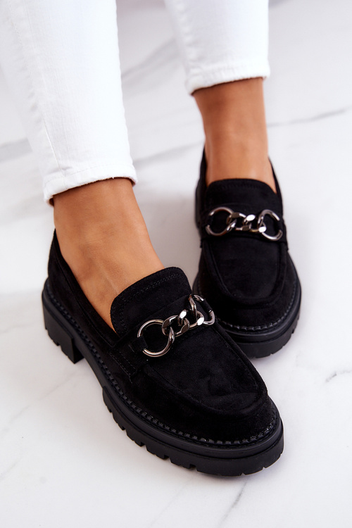 Жіночі лофери замшеві лофери La.Fi Black Willows