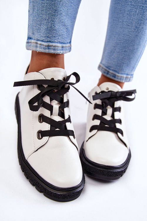 Шкіряне взуття Sergio Leone PB210 Білий