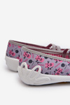 В'єтнамки Ballerinas Befado Cats 116X315 Сіро-Рожевий