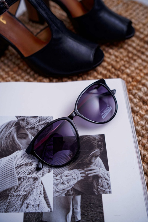 Чорні прозорі сонцезахисні окуляри Prius PR-V33