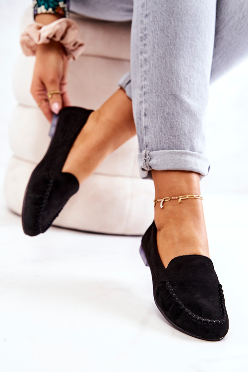 Замшеві лофери Sergio Leone MK722 Чорні