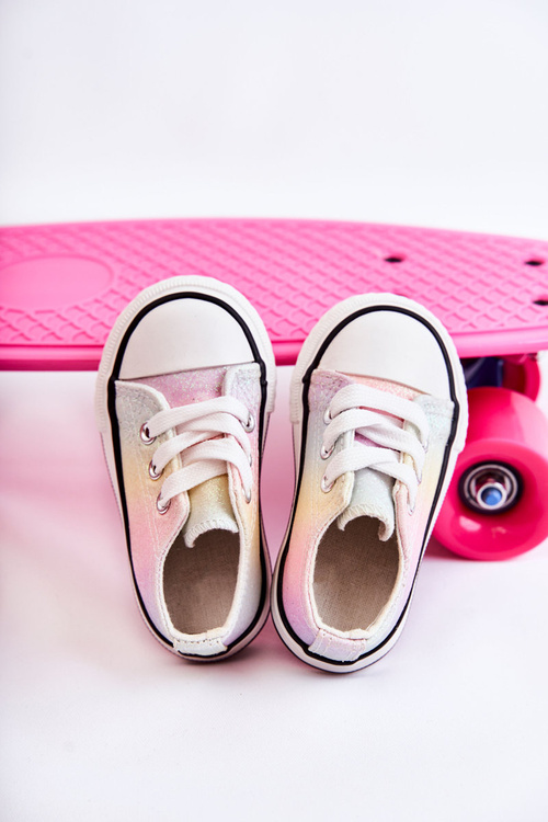 Дитячі кросівки на зав'язці різнокольорові Effy