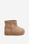 Дитячі утеплені зимові черевики Beige Big Star MM374056
