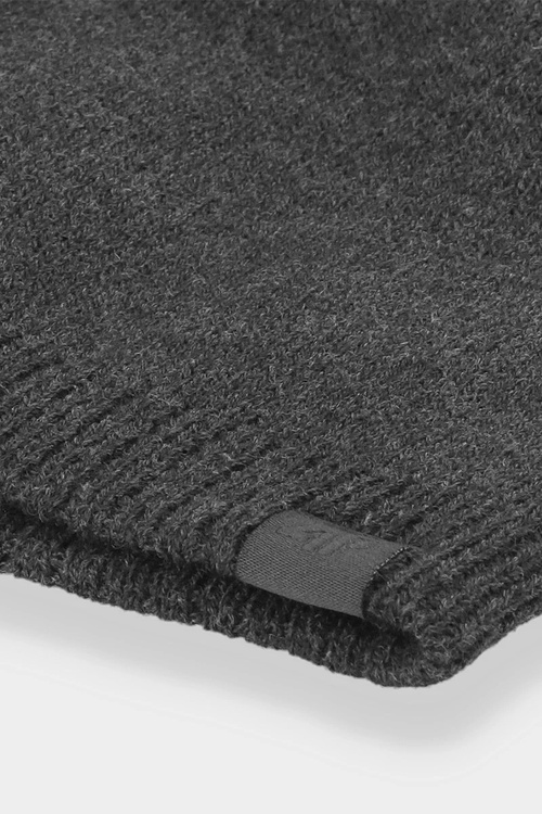 Чоловіча зимова шапка 4F 4FAW23ACAPM304-23M темно-сіра