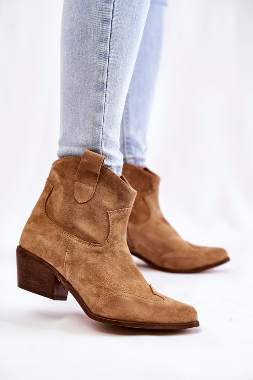 Жіночі ботильйони Spitz Lewski Shoes 3236 Beige