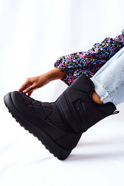 Високі зимові черевики Black Winessa