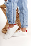 Жіночі шкіряні кросівки BIG STAR BB274210 White Red