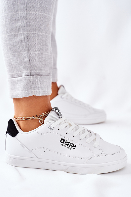 Жіночі шкіряні кросівки Memory Foam BIG STAR II274319 Білі