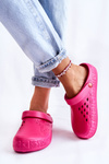 Жіночі світлі тапочки Big Star II275007 Фуксія