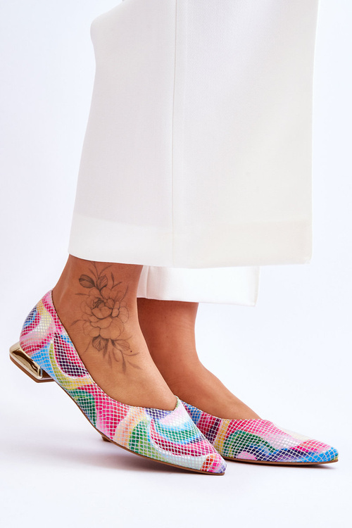 Жіночі балетки Laura Messi Leather Rainbow 2193