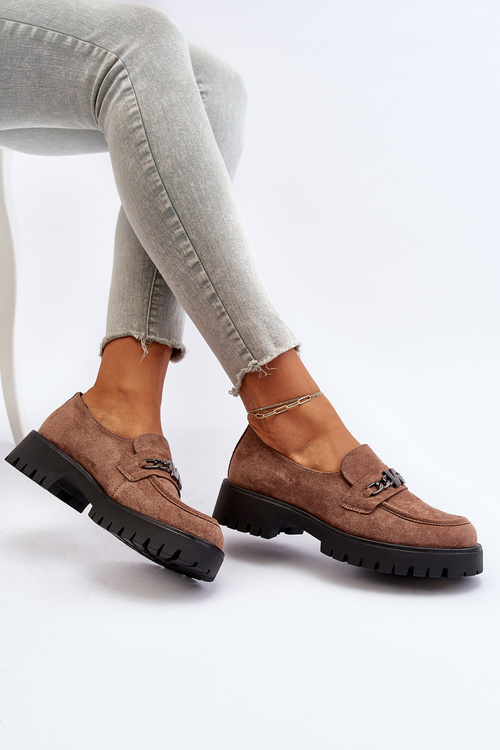 Жіночі шкіряні мокасини з декором Темно-зелена Лоралейма