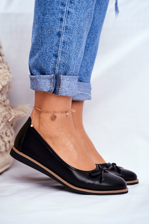 Жіночі балетки Sergio Leone чорні BL612