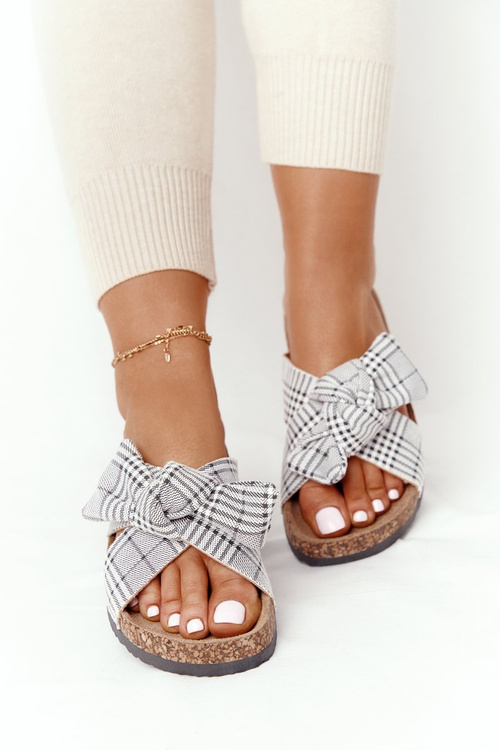 Тапочки на корковій підошві Vinceza 20-30105 сірі